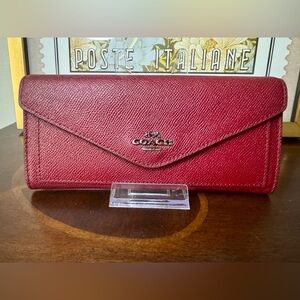 Coach Red Rehab Women's Clutch Wallet
